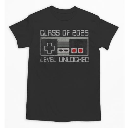 Class Of 2025 Level Unlocked Back To School Gamer Tee Unisex T-Shirt - Savourry