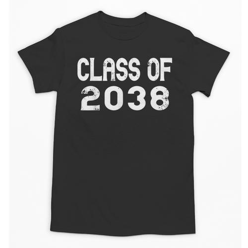 Class Of 2038 Grow With Me Graduation Back To School Unisex T-Shirt - Savourry