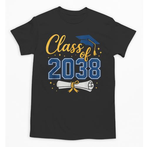 Class Of 2038 Grow With Me Kindergarten Back To School Unisex T-Shirt - Savourry
