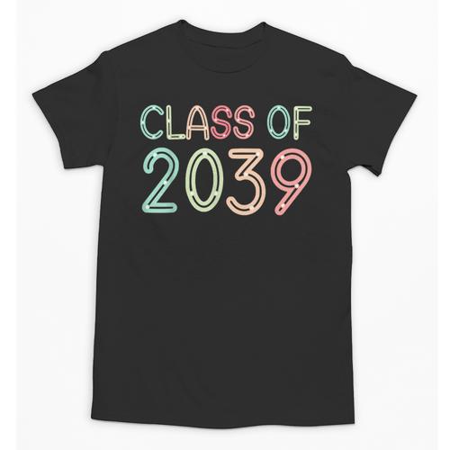 Class Of 2039 Grow With Me Kindergarten Back To School Unisex T-Shirt - Savourry