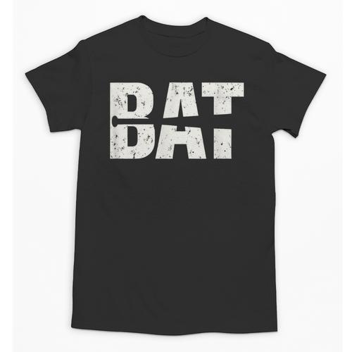Cool Bat Dad Baseball Tee Women Kids Unisex T-Shirt - Sportilla