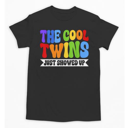 Cool Twins Just Showed Up Kid Boy Teen Twin Back To School Unisex T-Shirt - Savourry