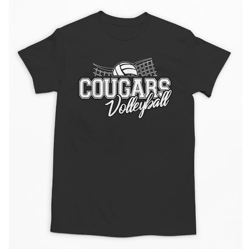 Cougars Volleyball Back To School Spirit Unisex T-Shirt - Savourry