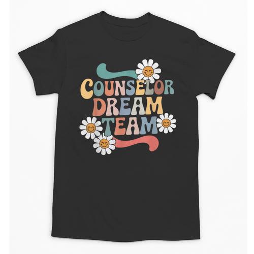 Counselor Dream Team Retro Back To School Counselor Squad Unisex T-Shirt - Savourry