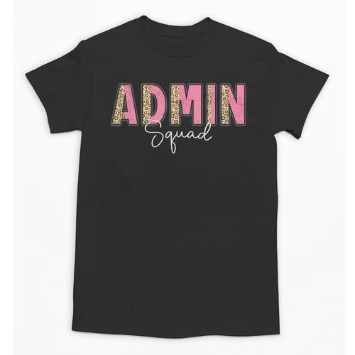 Cute Admin Squad Crew Team Back To School Administration Unisex T-Shirt - Savourry