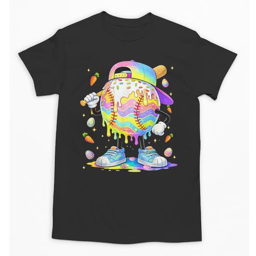 Cute Easter Baseball Ice Cream Boys Girls Kids Unisex T-Shirt - Sportilla