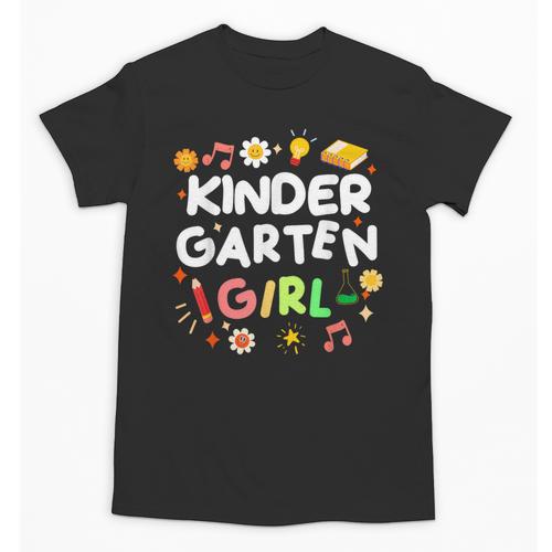 Cute Kindergarten Girl First Day Of School Back To School Unisex T-Shirt - Savourry