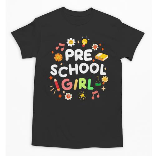 Cute Preschool Girl First Day Of School Back To School Unisex T-Shirt - Savourry