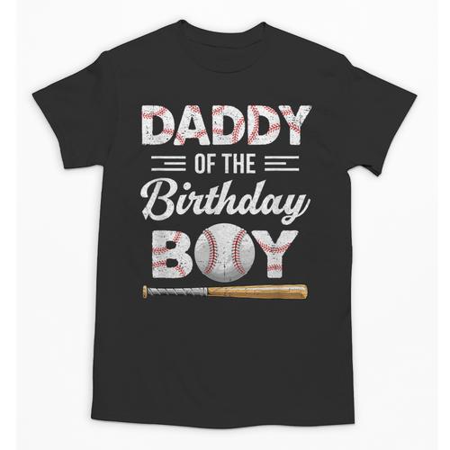 Daddy Of The Birthday Boy Baseball Matching Family Unisex T-Shirt - Sportilla