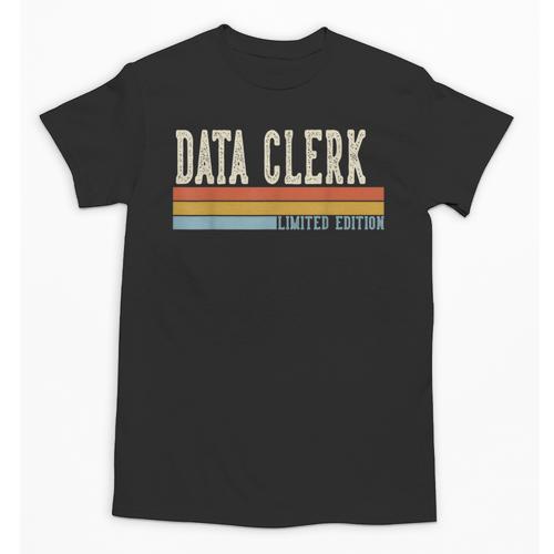 Data Clerk Week Retro Vintage Back To School Day Unisex T-Shirt - Savourry