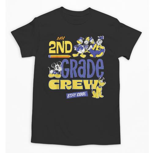 Disney My 2nd Grade Crew Stay Cool Back To School Friends Unisex T-Shirt - Savourry