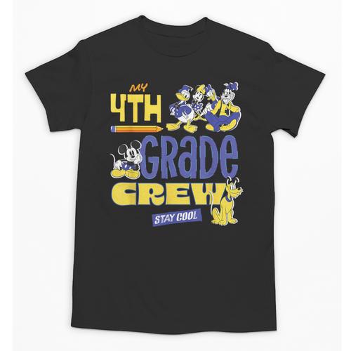 Disney My 4th Grade Crew Stay Cool Back To School Friends Unisex T-Shirt - Savourry