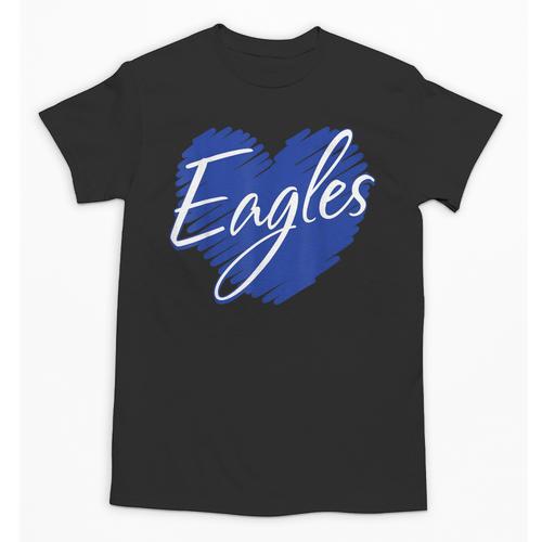 Eagles Heart Back To School Spirit B Unisex T-Shirt - Savourry