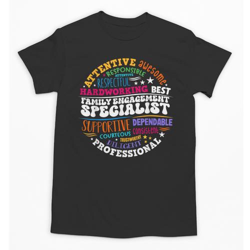 Family Engagement Specialist Appreciation Back To School Unisex T-Shirt - Savourry