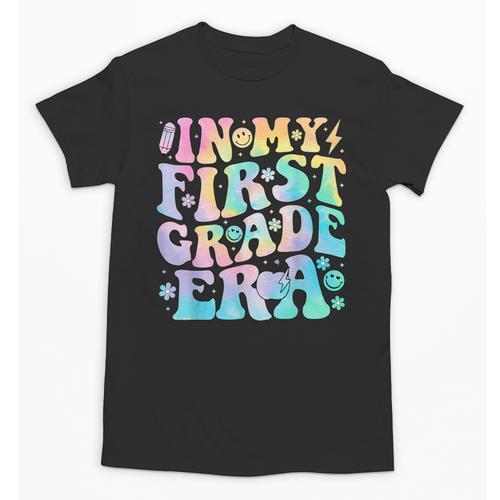 In My First Grade Era Girl Tie Dye 1st Grade Back To School Unisex T-Shirt - Savourry