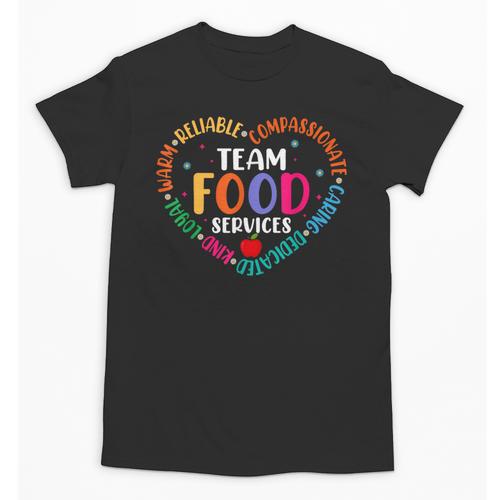 Food Services Cafeteria Crew Lunch Lady Team Back To School Unisex T-Shirt - Savourry