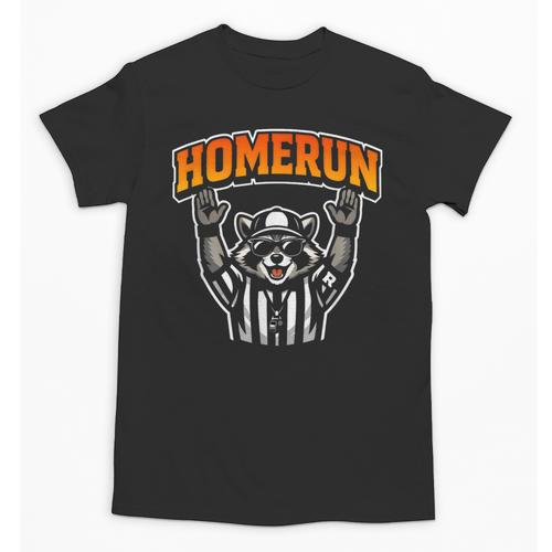 Football Referee Touchdown Baseball Homerun Raccoon Unisex T-Shirt - Sportilla