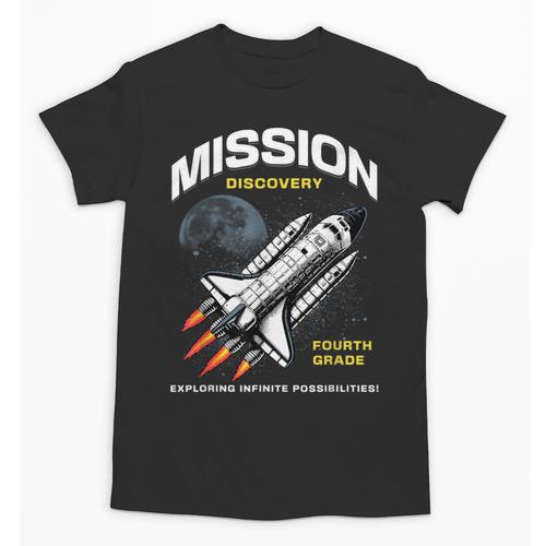 Fourth Grade Back To School Space Rocket Astronaut Unisex T-Shirt - Savourry