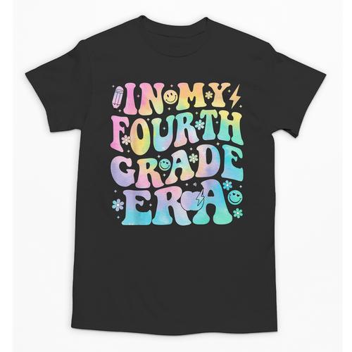 In My Fourth Grade Era Girl Tie Dye 4th Grade Back To School Unisex T-Shirt - Savourry