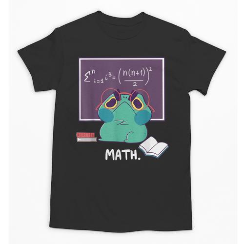 Frog Hates Math Kawaii Science Back To School Kids Unisex T-Shirt - Savourry