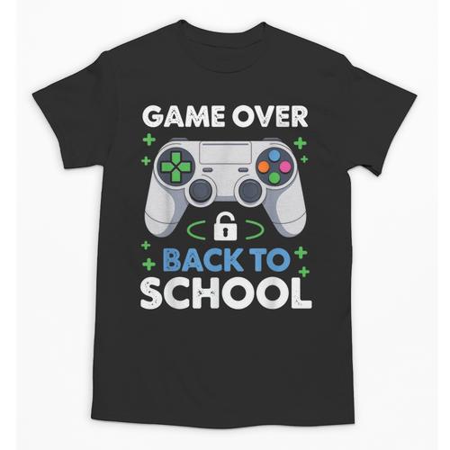 Game Over Back To School Kids First Day School Unisex T-Shirt - Savourry