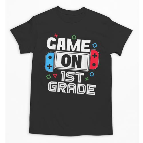 Gamer Back To School Game 1st Grade Kids Boys Unisex T-Shirt - Savourry
