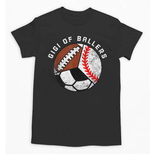 Gigi Of Ballers Baseball Soccer Football Gigi Unisex T-Shirt - Sportilla