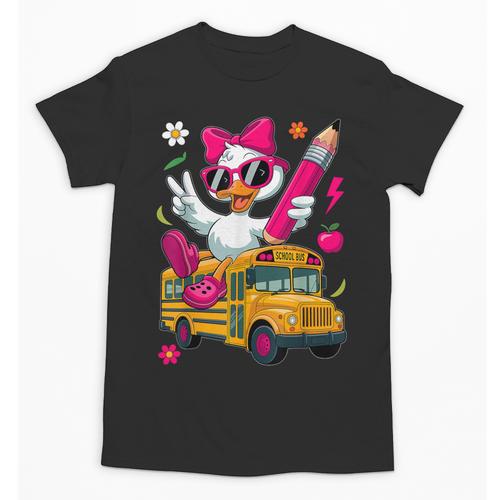 Goose Back To School First Day Of School Girls Boys Unisex T-Shirt - Savourry