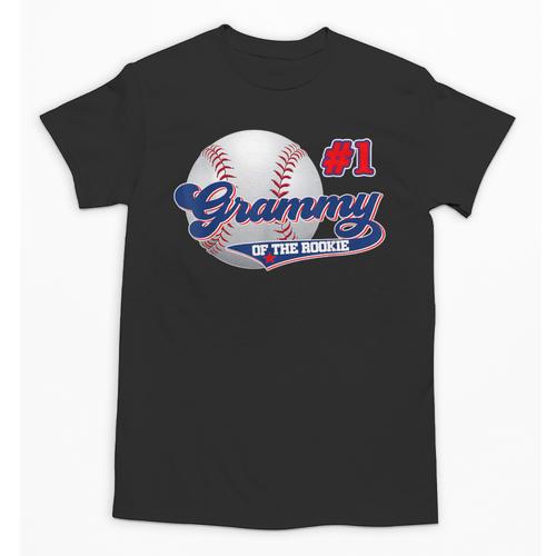 Grammy Rookie Of Year 1st Birthday Baseball Theme Matching Unisex T-Shirt - Sportilla