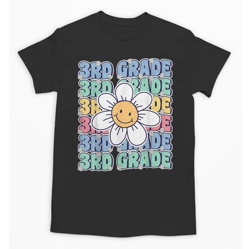 Groovy 3rd Grade Back To School First Day Of Third Grade Unisex T-Shirt - Savourry