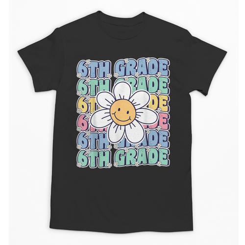 Groovy 6th Grade Back To School First Day Of Sixth Grade Unisex T-Shirt - Savourry
