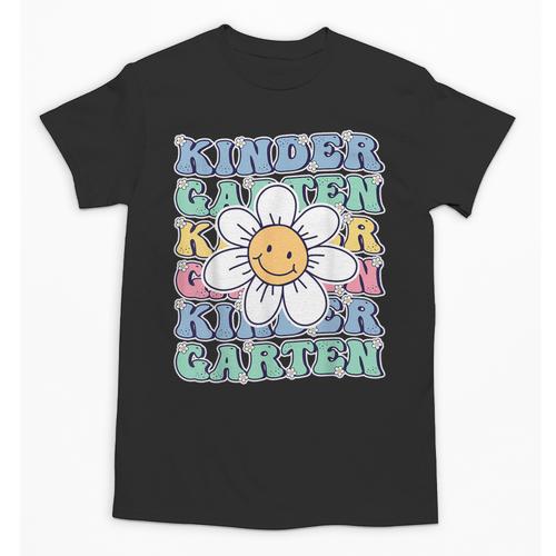 Groovy Kindergarten Back To School First Day Of Kindergarten Unisex T-Shirt - Savourry