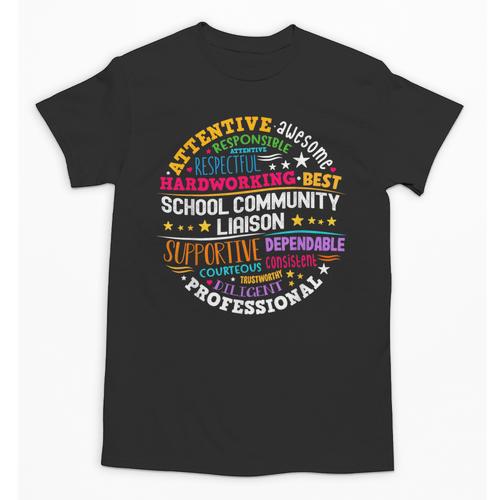 Groovy School Community Liaison Back To School Appreciation Unisex T-Shirt - Savourry