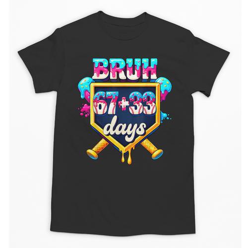 Happy 6733 Days Of School Baseball Drip 100th Day Of School Unisex T-Shirt - Sportilla