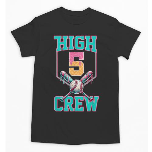 Hi 5 Birthday Party Decorations For Boy Baseball Drip 5th Unisex T-Shirt - Sportilla
