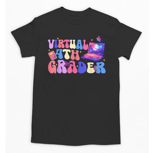 Homeschool 4th Grade Virtual 4th Grader Back To School Unisex T-Shirt - Savourry