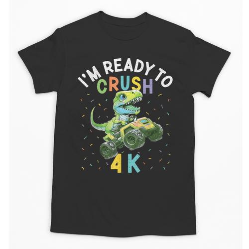 I'm Ready To Crush 4K Dinosaur Back To School 4K Kid Unisex T-Shirt - Savourry