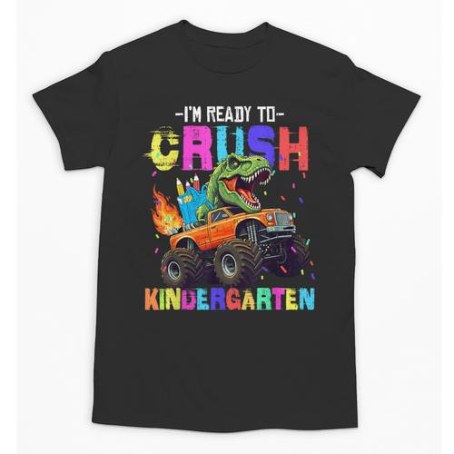 I'm Ready To Crush Kindergarten Dinosaur Dino Back To School Unisex T-Shirt - Savourry