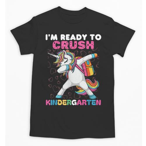 I'm Ready To Crush Kindergarten Unicorn Back To School Unisex T-Shirt - Savourry