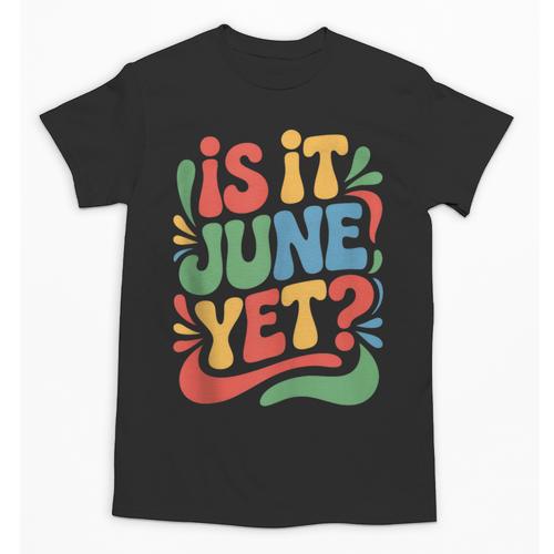 Is It June Yet Back To School Student Groovy Kids Unisex T-Shirt - Savourry
