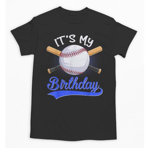 Kids 8th Baseball Birthday Party Boys Sport Fan 8 Years Old Unisex T-Shirt - Sportilla