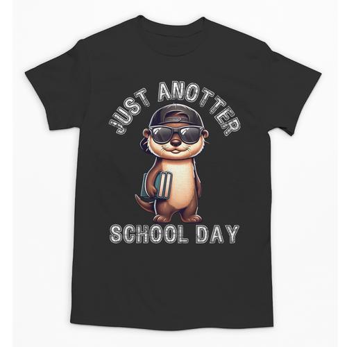 Kids Just Anotter School Day Otter Boys First Day Back To School Unisex T-Shirt - Savourry