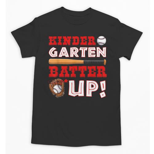 Kindergarten Batter Up Back To School Baseball Player Boys Unisex T-Shirt - Savourry