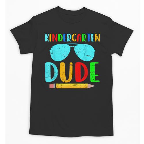 Kindergarten Dude First Day Back To School Kids Boys Unisex T-Shirt - Savourry