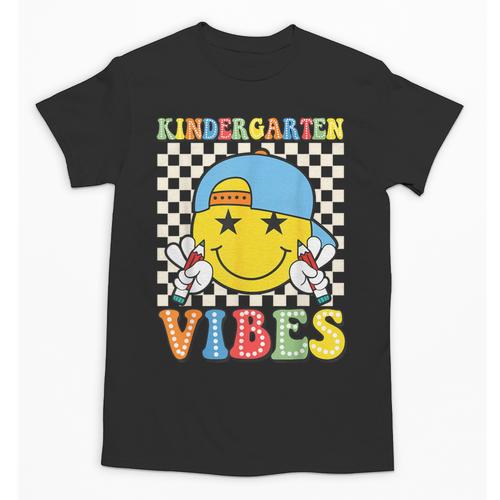 Kindergarten Vibes Kid Back To School Class Kindergarten Boy Unisex T-Shirt - Savourry