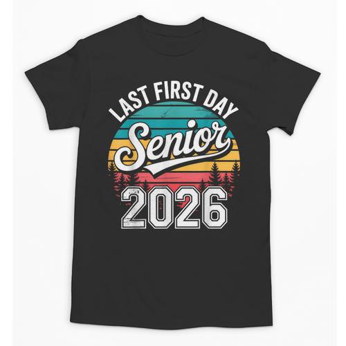 My Last First Day Senior 2026 Vintage Back To School Unisex T-Shirt - Savourry