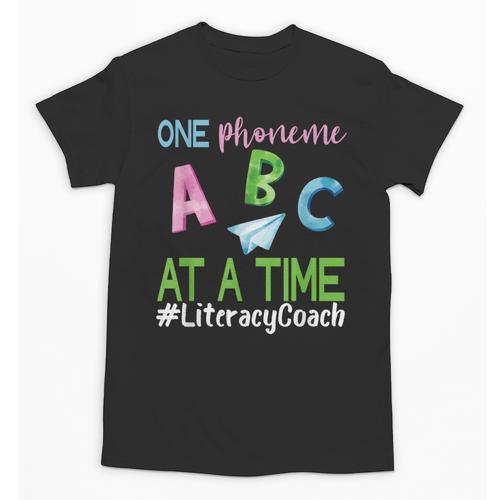 Literacy Coach Phoneme ABC Appreciation Back To School Unisex T-Shirt - Savourry