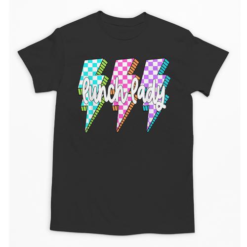 Lunch Lady Back To School Checkered First Day Of School Unisex T-Shirt - Savourry