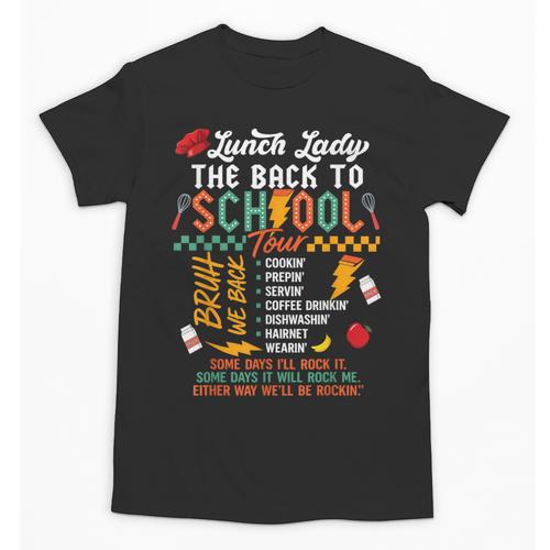 Lunch Lady Back To School Tour Unisex T-Shirt - Savourry