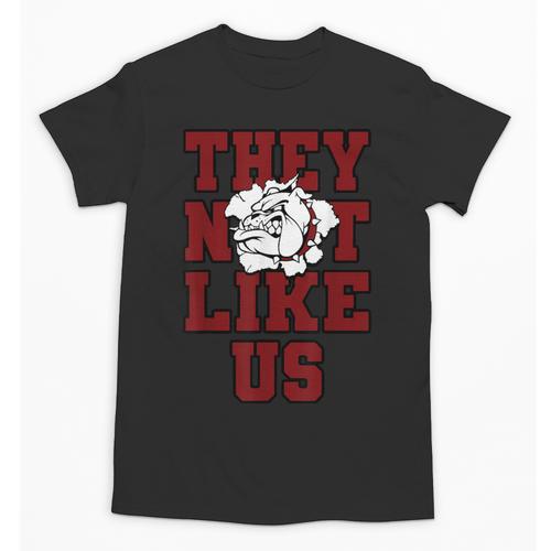 Not Like Bulldog Back To School Spirit M Unisex T-Shirt - Savourry